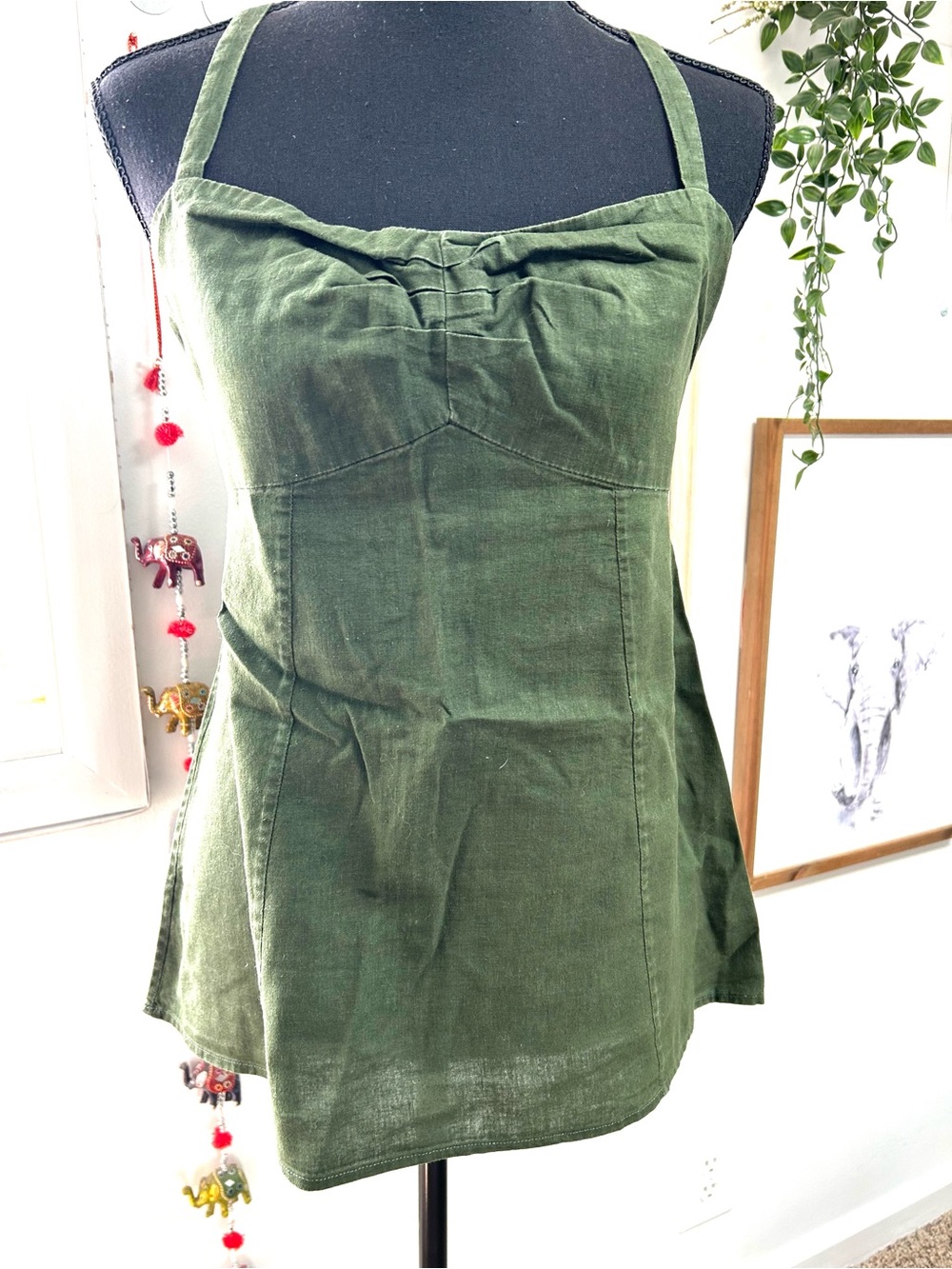 Patagonia Olive Green Women's Shirt - size 12
